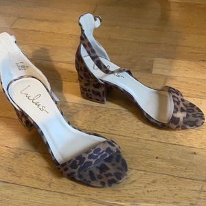 Lulus Cheetah Heels